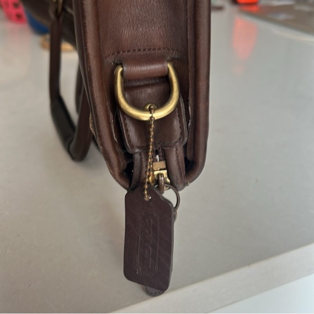 Vintage Coach Brown Leather Briefcase - Picture 8 of 14
